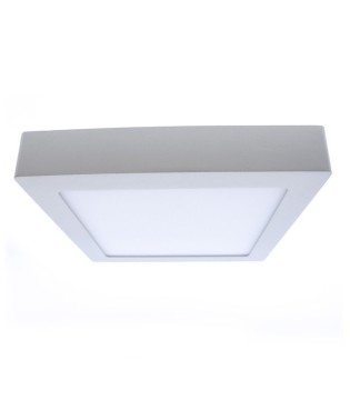 Plafón de techo LED cuadrado antracita 18W IP54 1820lm 22cm exterior-interior 2