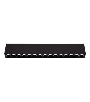 Foco de superficie lineal negro COB 24W MX1362-BK - Ineslam