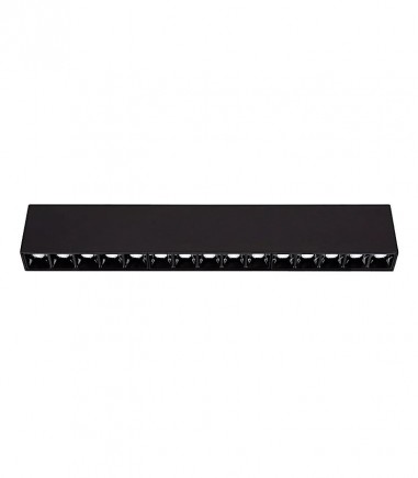 Foco de superficie lineal negro COB 24W MX1362-BK - Ineslam