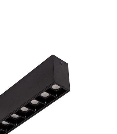Foco superficie lineal negro COB 16W MX1360-BK - Ineslam