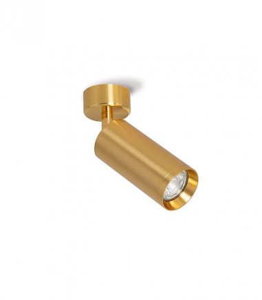 Foco superficie dorado orientable GU10 Ø60 MX8109-GD - Ineslam