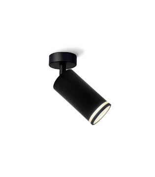 Foco superficie negro GU10 orientable MX7502-BK - Ineslam