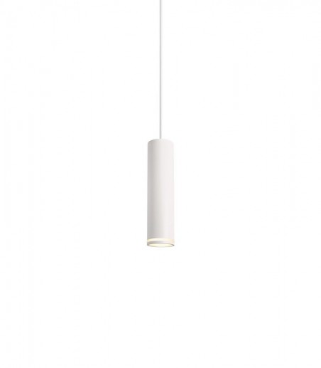 Lámpara colgante cilíndrica blanca GU10 MD7505-WH - Ineslam