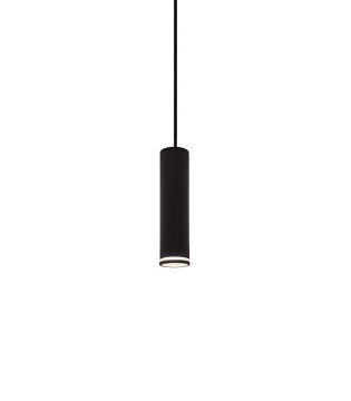 Lámpara colgante cilíndrica negra  GU10 MD7505-BK - Ineslam