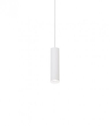 Lámpara colgante cilíndrica negra GU10 MD8105-BK - Ineslam