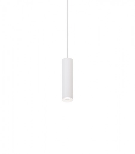 Lámpara colgante cilíndrica blanca GU10 MD8105-WH - Ineslam