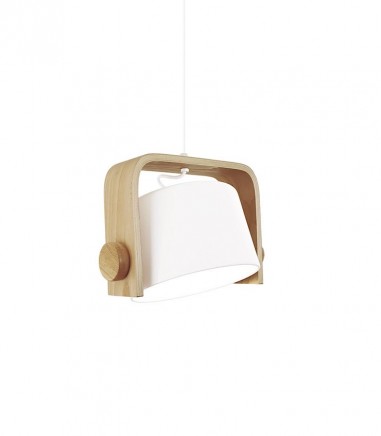 Lámpara colgante orientable nórdica MD2414-WH Ø30 - Ineslam