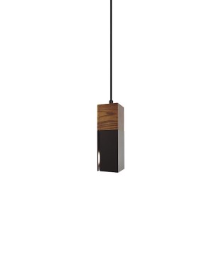 Lámpara colgante mostrador MD2412-BK NEGRO - E27 - Ineslam