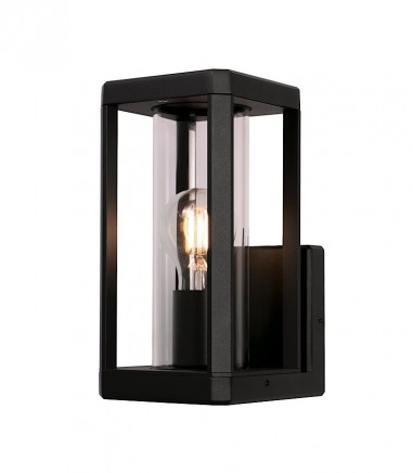 Aplique pared exterior Nevada negro 8897 E27 IP65 - Mantra