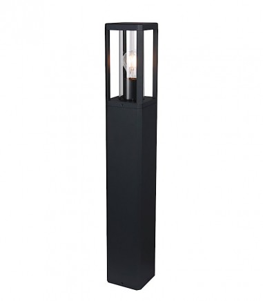 Baliza bolardo exterior Nevada negro E27 IP65 8901 - Mantra