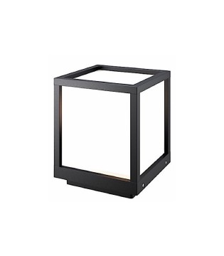 Sobremuro exterior UTAH GRIS OSCURO 8928 IP65 E27 - Mantra