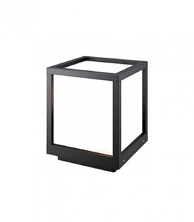 Sobremuro exterior UTAH GRIS OSCURO 8928 IP65 E27 - Mantra