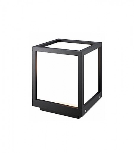 Sobremuro exterior UTAH GRIS OSCURO 8928 IP65 E27 - Mantra