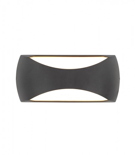 Aplique exterior curvo Butan gris oscuro 8903 12W - Mantra