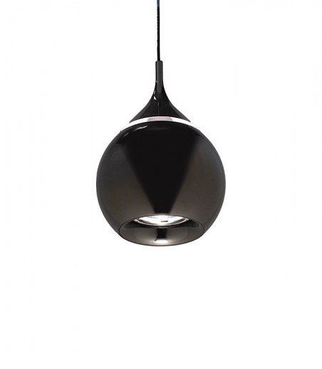 Lámpara techo LED Drop negro perla 7W Ø10 - Mantra