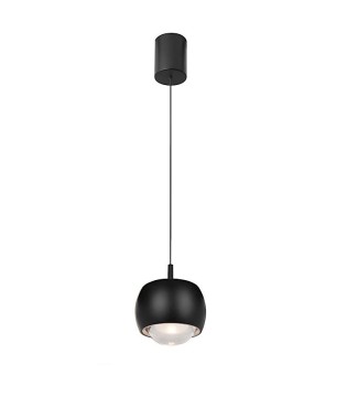 Lámpara colgante sube y baja Roller negro 8406 12W - Mantra