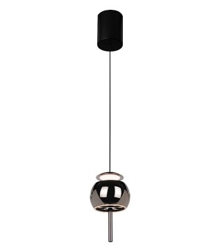 Lámpara colgante de techo led con sube y baja Roller I naranja 8409 12W - Mantra 2