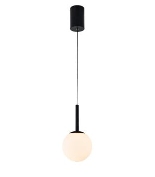Lámpara colgante de techo LED con globo de cristal Puebla 9W oro sat. 8888 - Mantra 2