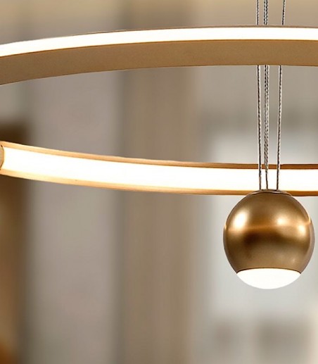 Detalle Lámpara colgante de techo LED Orane Ø63 - Schuller