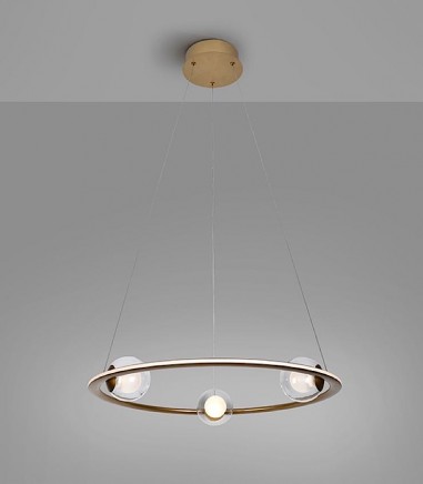 Lámpara colgante de techo circular Tirsa LED Ø60 - Schuller