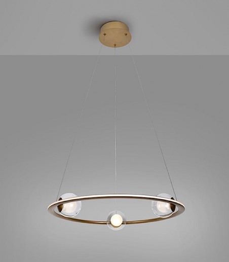 Lámpara colgante de techo circular Tirsa LED Ø60 - Schuller