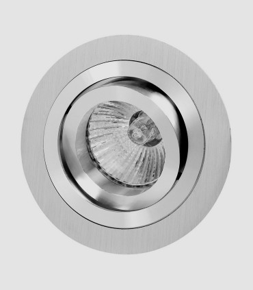 Aro Foco Empotrable Redondo Aluminio BASIC Orientable C0001 Mantra