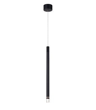 Lámpara colgante de techo LED cilíndrica Moana NEGRO 8971 7W - Mantra