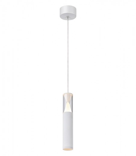 Lámpara colgante de techo cilíndrica Spark BLANCO 8965 LED 7W - Mantra
