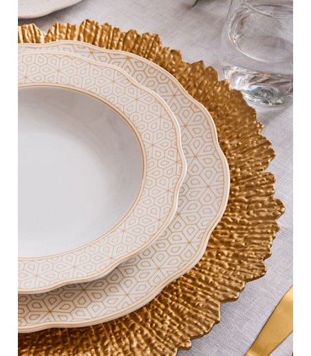 Vajilla porcelana Cappettata Diana 18 piezas - Tognana