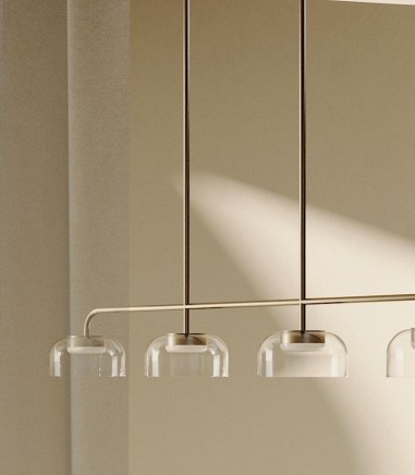 Lámpara techo lineal led Ipon grande - Aromas