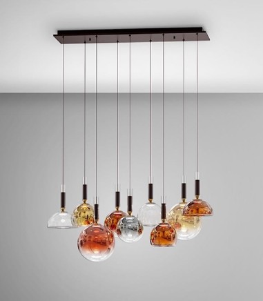 Lámpara de techo LED colgante Charlize II 9L - Schuller