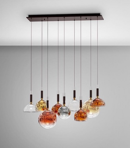 Lámpara de techo LED colgante Charlize II 9L - Schuller