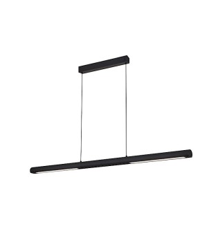 Lámpara colgante LED Lineal negro 24W táctil - Mantra