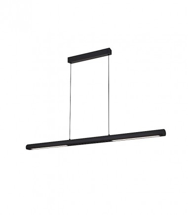 Lámpara colgante LED Lineal negro 24W táctil - Mantra