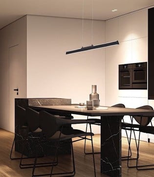 Lámpara de techo colgante Lineal 54W negro 8960 - Mantra 2