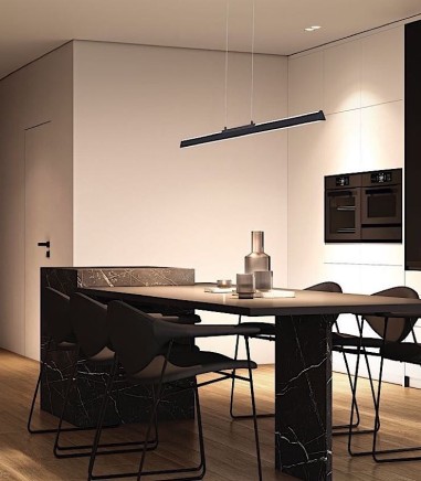 Lámpara de techo colgante Lineal 54W negro 8960 - Mantra