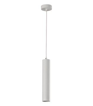 Lámpara colgante cilíndrica blanca GU10 Zoom blanco Ø56 - ACB
