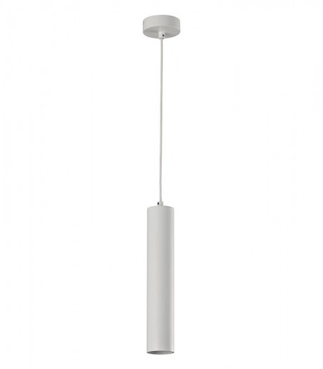 Lámpara colgante cilíndrica blanca GU10 Zoom blanco Ø56 - ACB