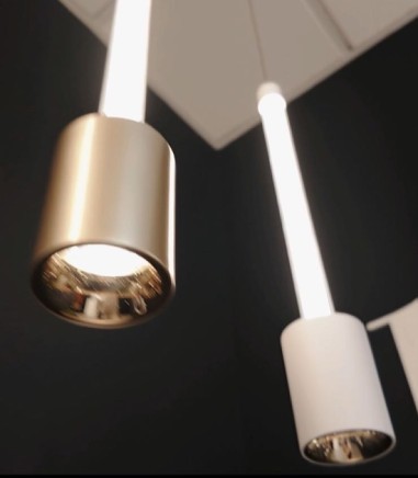 Lámpara colgante de techo LED Fugaz...