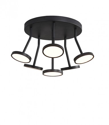 Plafón de techo negro Corvus LED 42W - ACB