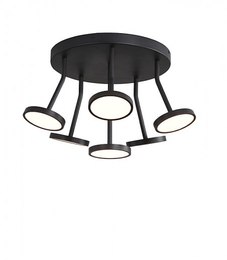 Plafón de techo negro Corvus LED 42W - ACB
