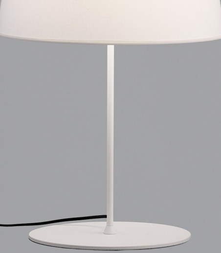 Lámpara de mesa Stilo blanco con pantalla 62 cm - ACB
