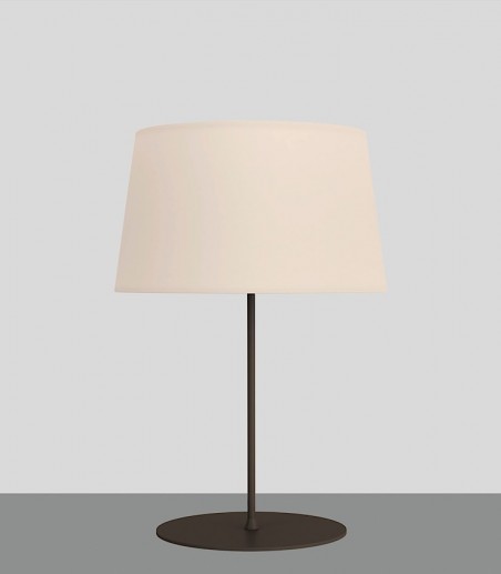 Lámpara de mesa salón Stilo negra con pantalla 62 cm - ACB