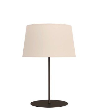 Lámpara de mesa salón Stilo negra con pantalla 62 cm - ACB 2