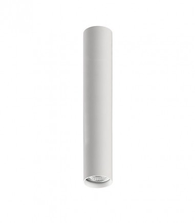Foco de superficie cilindro-tubo Zoom blanco GU10 35 cm - ACB