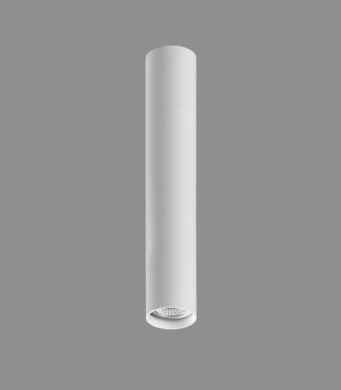 Foco de superficie cilindro-tubo Zoom blanco GU10 35 cm - ACB