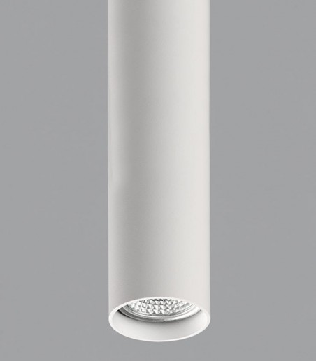 Detalle Foco de superficie cilindro-tubo Zoom blanco GU10 35 cm - ACB