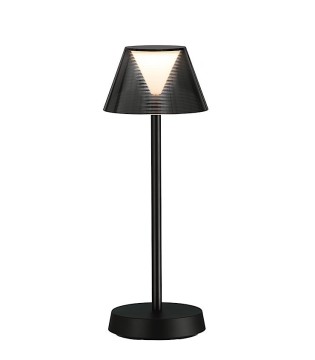 Lámpara de mesa sin cables Asahi negro recargable - ACB 2