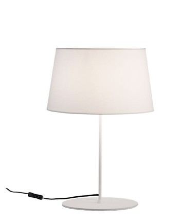 Lámpara de mesa Stilo blanco con pantalla 62 cm - ACB