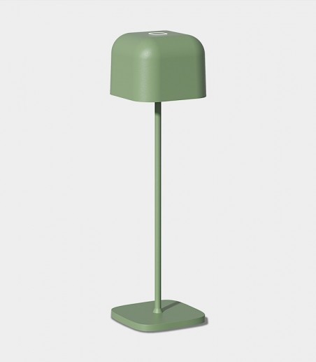 Lámpara sin cables de mesa Stroll verde recargable IP65 - ACB